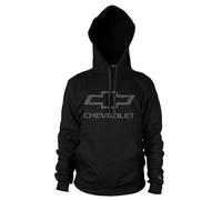 Chevrolet Officiellement sous Licence Logo Sweatshirt à Capuche (Noir), XX-Large
