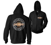 Chevrolet Officiellement sous Licence Racing Sweat à Capuche zippé (Noir), X-Large