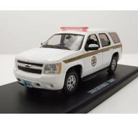 Chevrolet Tahoe 2010 Blanc Absaroka County Shérif Modèle 1:43 Greenlight