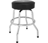 Chevron Logo Barstool Black-Chrome 24"