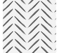 Papier peint Dutch Wallcoverings Papier peint Chevron Noir et blanc