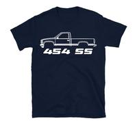 Chevy 454 SS 1991 Muscle Truck T-Shirt Classic Pickup Tee Vintage Auto Retro