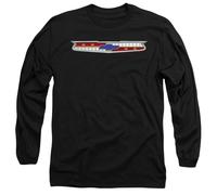 Chevy Chevrolet 56 Bel Air Emblem Unisex Long Sleeve T Shirt, Black, Noir, XXL Mixte