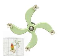 Chew and Toy, Rotating Parakeet Foraging Plaything with Textured Parts, Engaging Bird Activity Toy Mental Exercise and Boredom Relief, Easy to Cage Accessory, Small Bird Enrichment