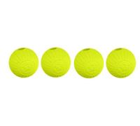 Chew King, Lot de 4 balles en Caoutchouc Supreme pour Chiens de Grande Taille 7,6 cm