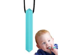 Chew Necklace Food-Grade Silicone Gem Chewing Pendant Sensory Chew Necklace