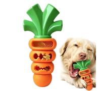 Chew Toys - Carrot Shape Rubber Enrichment Interactive Puzzle for Dogs