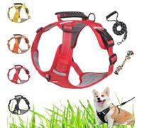 Chewie Cozy Harness, Getchewie - Chewie Cozy No Pull Dog Harness, Ajustement Breathable & Confortable, Anti-Rupture, avec Une poignée réfléchissante pour Les Chiens Moyens ou Petits (Violet)
