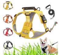 Chewie Cozy Harness, Getchewie - Chewie Cozy No Pull Dog Harness, Ajustement Breathable & Confortable, Anti-Rupture, avec Une poignée réfléchissante pour Les Chiens Moyens ou Petits (Violet)