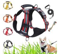 Chewie Cozy Harness, Getchewie - Chewie Cozy No Pull Dog Harness, Ajustement Breathable & Confortable, Anti-Rupture, avec Une poignée réfléchissante pour Les Chiens Moyens ou Petits (Violet)