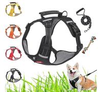 Chewie Cozy Harness, Getchewie - Chewie Cozy No Pull Dog Harness, Ajustement Breathable & Confortable, Anti-Rupture, avec Une poignée réfléchissante pour Les Chiens Moyens ou Petits (Violet)