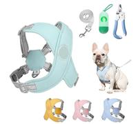 Chewie Cozy Harness, Getchewie Dog Harness, Reflective Adjustable Comfortable Pet Chest, Get Chewie with Poop Bags Dispenser, No Pull Breathable Dog for Small Medium Large Dogs (Green,Small)