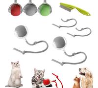 Chewie Interactive Rolling Ball, Chase Mate pour Chiens et Chats, Jouet Intelligent Automatique pour Animaux de Compagnie Ennuyés en Intérieur (C*2)