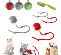 Chewie Interactive Rolling Dog Ball, Chase Mate Cat Toy, Smart Cat Toy Ball, Automatic Rolling Ball for Dogs, Interactive Dog Cat Smart Ball Toy, for Bored Indoor (A+C)