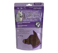 Chewies Bande de Viande Maxi en 100% chèvre - 150 g - Bande de Viande pour Chien - Viande de chèvre séchée - Bandes à mâcher - Hypoallergénique & sans céréales - Viande déshydratée de chèvre