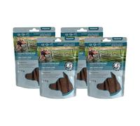 Chewies Bandes de Viande Mini friandises pour Chien 100% Viande de Canard - 4 x 70 g - Snack pour Petits Chiens - Bandes à mâcher de Canard séchées à l'air - Hypoallergénique et sans céréales