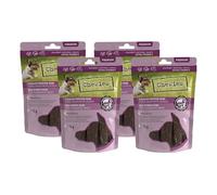 Chewies Bandes de Viande Mini friandises pour Chien 100% Viande de Kangourou - 4 x 70 g - Snack pour Petits Chiens - Bandes à mâcher Kangourou séchées à l'air Libre - Hypoallergénique et sans