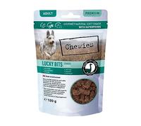 Chewies Lucky Bits Bouquet de friandises pour Chien pour Adultes - sans céréales et Douces avec Beaucoup de protéines et de superaliments comme la levure de bière ou Le Ginkgo, sans Sucre (100 g)