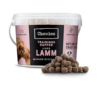 Chewies Manchons d'entraînement d'agneau - Collation monoprotéine pour Chien - 300 g - sans céréales et sans Sucre - Friandises Douces pour l'entraînement des Chiens - Hypoallergéniques