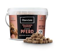Chewies Trainings-Happen Friandises pour Chien sans céréales, Douces et sans Sucre - Friandises monoprotéines pour Chien dans Un Seau refermable - Fabriqué en Allemagne (8 x 300 g)