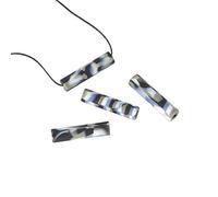 Chewigem Chubes - Collier à mâcher polyvalent et aide à la stimulation | Lisse, robuste, discret | Idéal pour les cordons de capuche ou comme collier | 3 pièces de rechange | Conçu pour réduire l'anxiété et améliorer la concentration | Idéal pour les enfants, les adultes, l'autisme, le TDAH, le SPD, les besoins moteurs oraux.