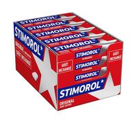 Chewing gum sans sucre original menthe réglisse STIMOROL 50 x10 dragées