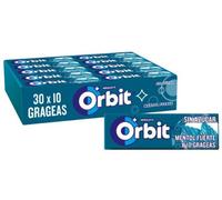 Chewing-gum sans sucre Wrigley's Orbit Menthol Fuerte, 30 pièces x 14 g, boîte