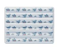 CHEWJOY Ce Tapis rafraîchissant est spécialement conçu pour Les Chats Turkish Van. Imperméable, résistant aux griffures et antidérapant, il est idéal pour rafraîchir Votre Chat Pendant l'été. B L