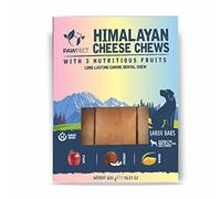 Chews dentaires de l'Himalayan Cheese - Pomme, Noix de Coco et Mangue - Lot de 3 mâchoires pour Grands Chiens (420 g/14,81 oz)