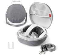 Chewtoyo Étui de rangement pour casque VR compatible avec Meta Quest 3, casque de jeu officiel et manettes tactiles pour Meta Vr3, gris, Taille unique