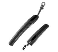 Chewtoyo Garde Boue vélo rétractable, Fender réglable avec Design Pliable élargi, Protection Avant et arrière pour VTT 16 20 26 Pouces, Outils de Montage et Notice de Montage Inclus