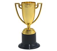 Chewtoyo Lot de 48 trophées Coupe en Plastique doré, Mini trophées de 3,7 Pouces, récompenses pour Prix et distinctions, légers pour fêtes, idéals pour cérémonies, soirées et célébrations