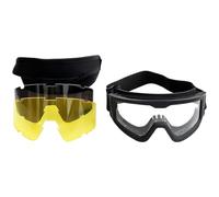 Chewtoyo Lunettes de protection pour fusil à air comprimé avec verres interchangeables, anti-buée, lunettes de sécurité balistiques certifiées CE, FDA, ANSI Z87.1, chasse, paintball, tir