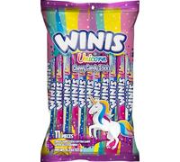 Chewy Candy Swirl | Licorne Winis | Saveur barbe à papa | Sac de 121,9 g - 11 pièces