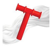 Chewy Tubes - Outil à mâcher à moteur oral, sûr, non toxique, sans latex et sans phtalate, rouge, lot de 2