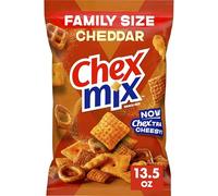 Chex Mix Mélange à goûter salé au cheddar, format familial, 383 ml