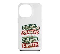 chez Eux C’Est en-Avant chez Nous C’Est Limite Humour Rugby Coque pour iPhone 13 Pro