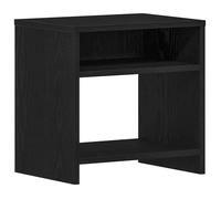 CHEZ JILI* Table de chevet - RUIGOU - Petite table de chambre, chêne noir 40x30x40 cm bois d'ingénierie Août937991