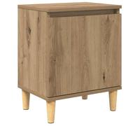 CHEZ JILI* Table de chevet - RUIGOU - Petite table de chambre, en Chêne Chêne MDF 40x30x50 cm Août852027