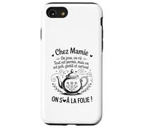 chez Mamie on Joue on Rit Tout Est Permis Humour Drôle Coque pour iPhone SE (2020) / 7/8