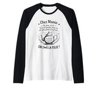 chez Mamie on Joue on Rit Tout Est Permis Humour Drôle Manche Raglan
