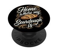 chez Moi, là où se Trouve Mon levain, Pâtisserie PopSockets PopGrip Adhésif