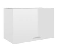 CHEZHOME&9292Elégant Armoire de cuisine Décor - Meuble de Rangement Armoire suspendue Buffet de Cuisine Scandinave Blanc brillant 60