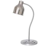 CHFYIJYHM Lampe chauffante commerciale pour hôtel, buffet, affichage de buffet, lumière de conservation de chauffage, portable en acier inoxydable W250, nom de la couleur : (Sil