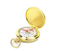 CHFYIJYHM Pocket Watch Flip Compass Portable Hiking Navigation Compass Luminous in The Dark Navigation Car Compass Keychain(D)