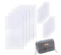 CHGCRAFT 5 Ensembles de Toile de Maille en Plastique kit de Feuilles de Sac Couverture de Filet en Plastique Accessoires de Sac à Main de Bricolage pour la Fabrication de Sacs à Main