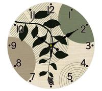 CHGCRAFT Horloge Murale Bohème Géométrique de Fonctionne avec des Piles Silencieuse sans Tic Tac pour Salon Bureau Chambre à Coucher Décoration D'Intérieur