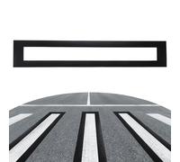 CHGCRAFT - Pochoirs Rectangulaires pour Espace de Stationnement en PVC Ajourés pour Peinture pour Espace de Stationnement Routier 45x7.87 pouce