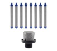 ChgImposs Filtre pour pulvérisateur de peinture Graco 288716 1,9 cm et filtre en maille 288749 60 pour pulvérisateur de peinture sans air de rechange, filtre combiné de 9 pièces