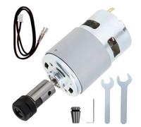 ChgImposs Kit de moteur électrique CC 775 pour machine de routeur CNC avec jeu de pinces ER11 de 5 mm, moteur de broche CNC